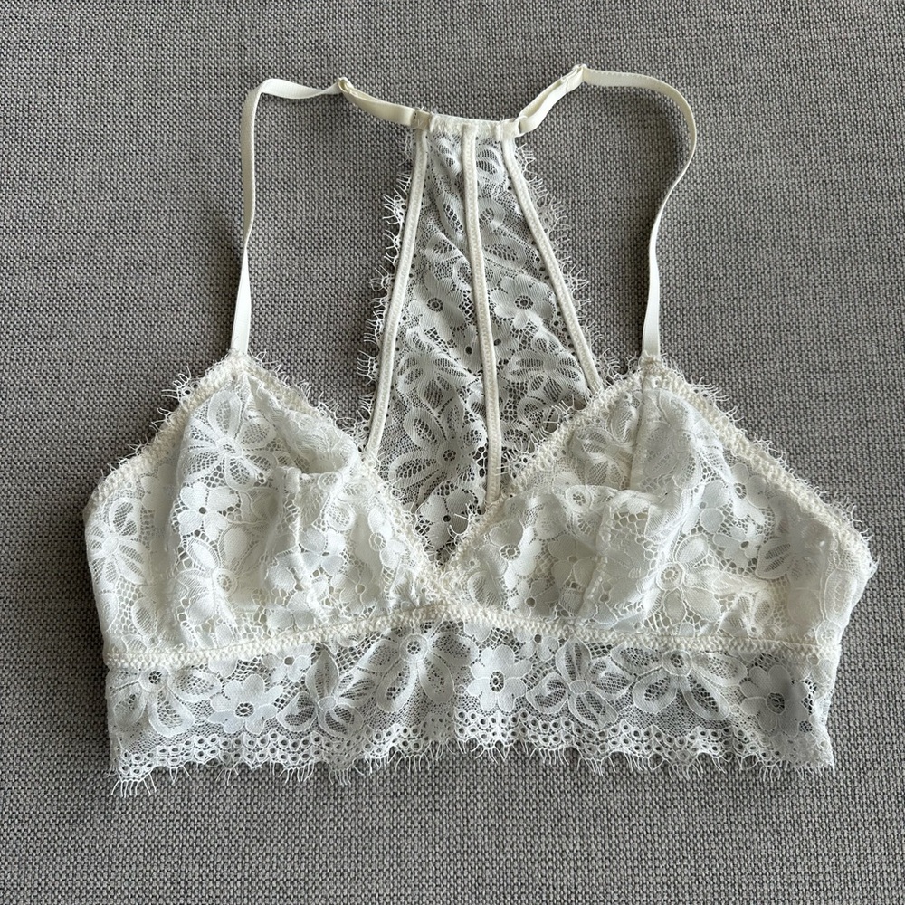 Aerie White Lace Bralette